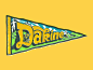 Really fun pennant illustration for Dakine with some funky custom lettering.