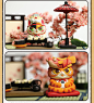 泡面猫头顶有粮盲盒52toys盒蛋可爱潮玩手信猫咪摆件创意礼物-淘宝网