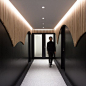 Timber strips. Lend Lease2014 Tokyo, JapanGlobal property and construction firm Lend Lease commissioned BAKOKO to renovate the executive board room and reception facilities in their Tokyo headquarters, bringing them in line with new service offerings for 