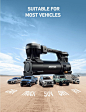 Amazon.com: AstroAI T3 Heavy-Duty Air Compressor 12V Portable Offroad Air Compressor with 1.97CFM, 120PSI Tire Pump with Alligator Clips, LED Light for Pickups, Trucks, SUVs, RVs Cars for Up to 33 Inch Tires : Automotive