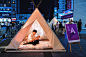 【特写】LOFTER 用 6 顶「城市晚安帐篷」呈现了 100 种「睡前生活」 创意 营销 活动