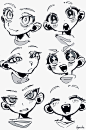 This may contain: some cartoon faces with different expressions