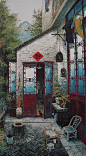 现代重彩画家李守白作品 ——《上海石库门》系列
李守白，现代重彩画家、海派剪纸艺术大师，1962年出生于上海艺术世家。自小随父习画，毕业于上海工艺美术学院，师从著名画家林曦明教授。现为上海市文联委员、上海市黄浦区政协委员、上海市美术家协会会员、中国剪纸艺术委员会副主席、上海民间文艺家协会副主席。