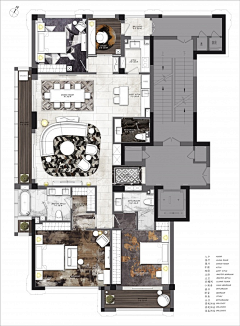 白颜料采集到40.平面图／Layout Plan