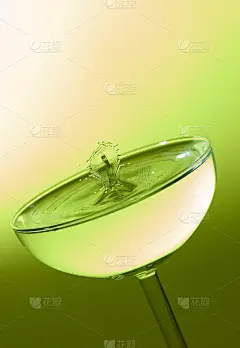 绿色飞溅
