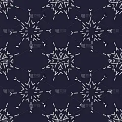 四方连续纹样,绘画插图,雪花,矢量,蓝色背景,寒冷,华丽的,请柬,贺卡,对称