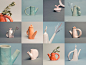 ceramic teapots : a series of teapots/vases made in ceramics