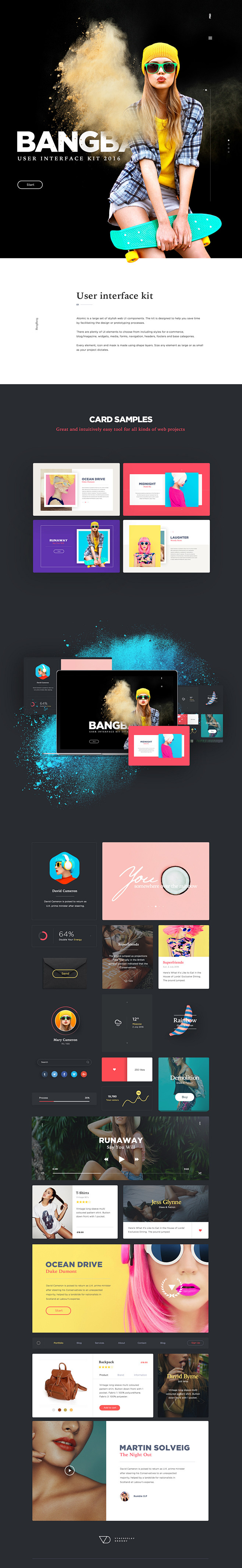 Bang UI Kit (PSD) : ...