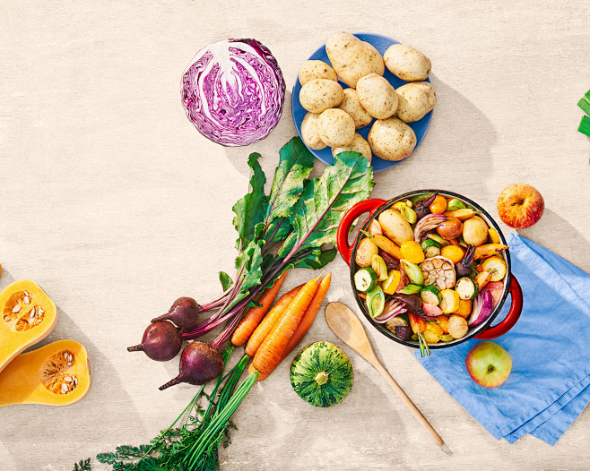 Autumn harvest : Veg...