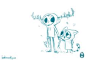 Character Design Portfolio by Maroto bambinomonkey, via Behance  - great print for a big bro' /lil' sis