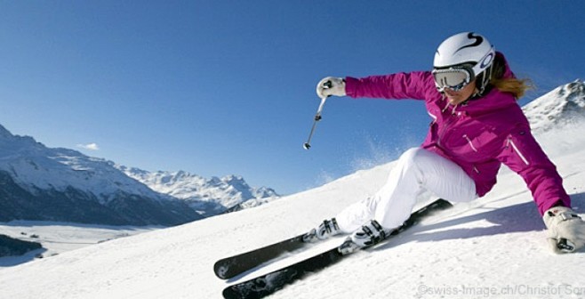 瑞士圣莫里茨 作为圣莫里茨四大滑雪区之一...