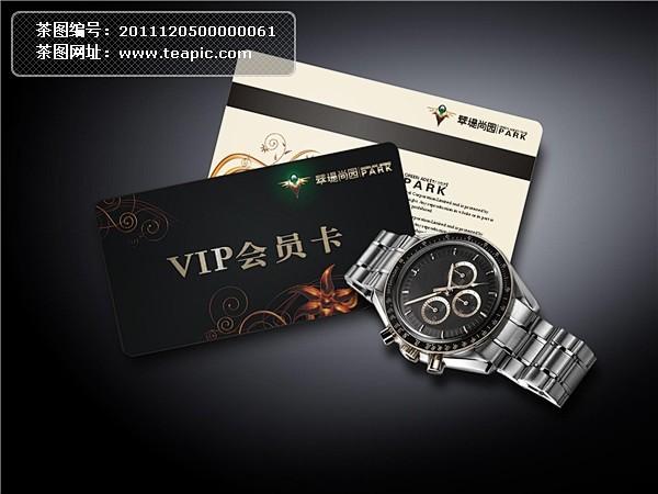 vi系统vip卡与手表psd设计素材