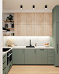 厨房设计·橱柜·木条纹
