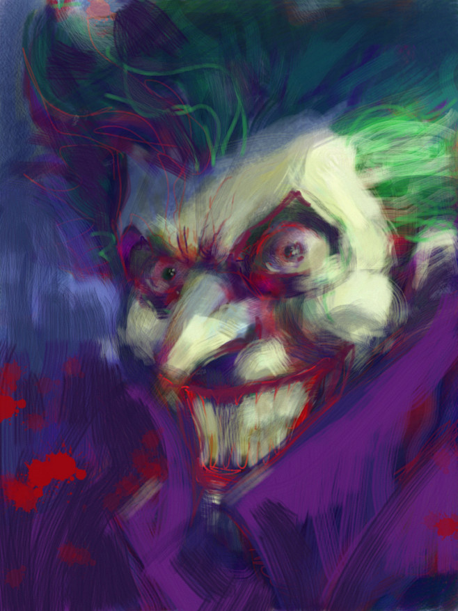 Joker on iPad by ~ji...