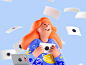 Happy mail day : Super excited to share one of my favourite  Pitch  3D illustration  Kajdax  and I worked on. 

 See the full project 