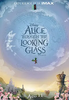 爱丽丝梦游仙境2预告海报
