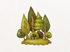 【韩国插画家AEPPOL的温暖小清新风格生活场景手绘插画】