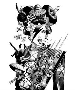 Shohei Otomo圆珠笔插画作品欣赏大多以黑色圆珠笔创作的 Shohei Otomo，精密的描绘传达出日本的商业设计和文化传统背景。他的画作无失误的完整表达出对于政府的批判和社会的状态， Shohei的创作包含艺术、平面设计和浓浓的庞克风格。