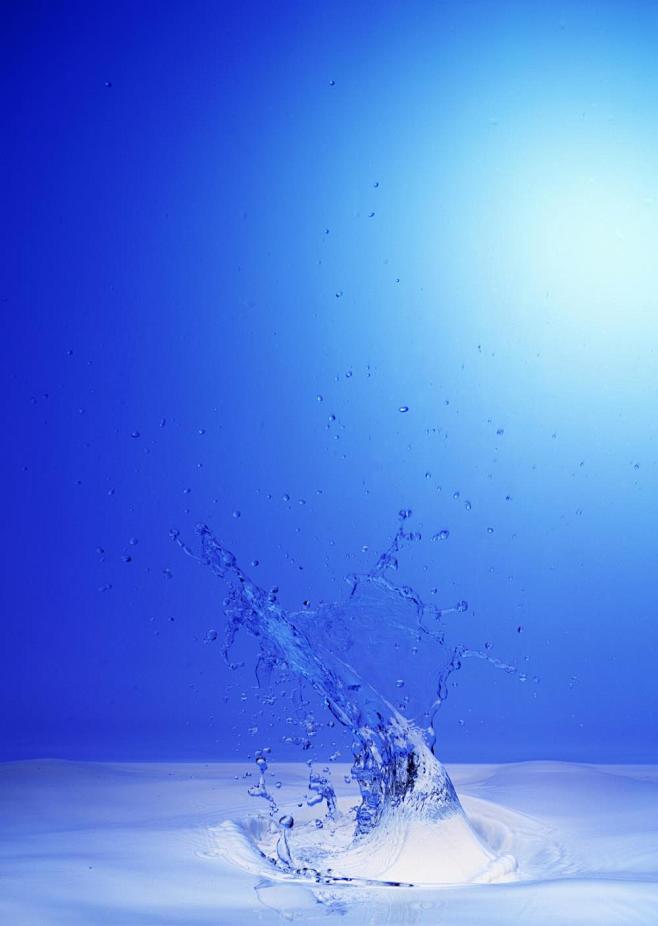 质感背景水效果设计底纹边框水花风景图片蓝色凉水水蓝色壁纸蓝色水纹