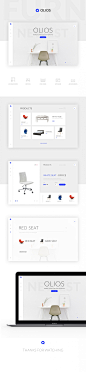 Olios PSD Template 免费的psd模板，用于电子商务家具，用户友...
