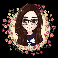独家甜美风 照片转手绘微信卡通logo形象漫画q版头像Q版人物设计-tmall.com天猫