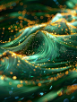 高级鎏金_流水成金_绝美绿金_11_AIGC菠萝蜜_来自小红书网页版