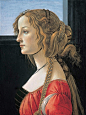 波提切利——《一名年轻女子的肖像》