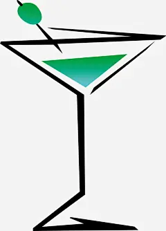 手绘三角玻璃杯 平面电商 创意素材 png素材
