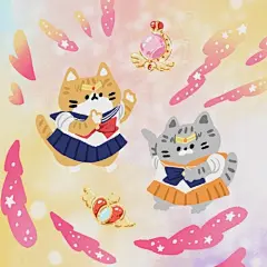 管家妖精水手贴纸