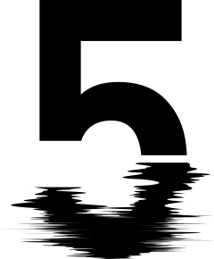 水波纹数字