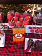 Apple cake pops at a Nerd Hello Kitty Party #hellokittynerd #cakepops