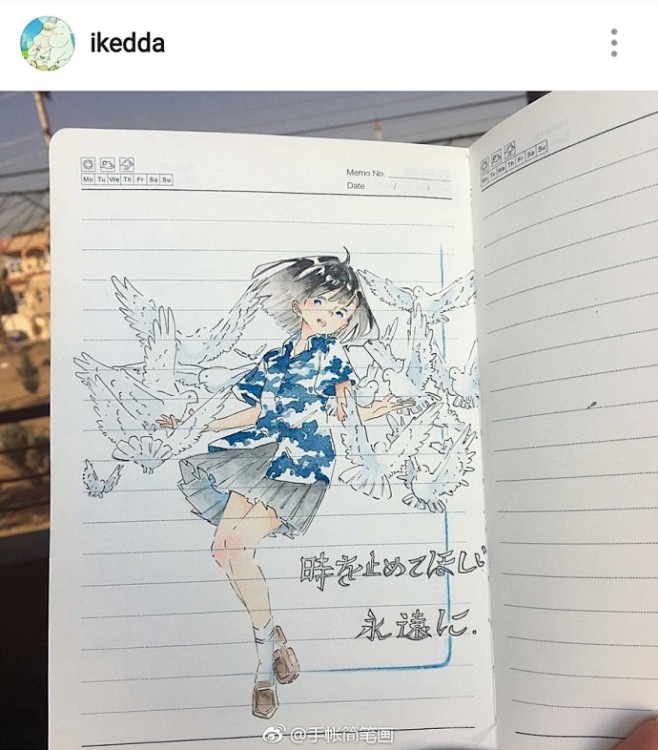 【插画欣赏】插画师ikedda，在普通的...