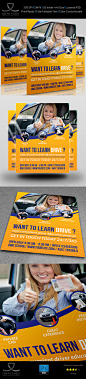 Driving School Flyer Template : Flyer Description:Driving School Flyer Template was designed for exclusively corporate and small scale companies. Also it can be used for variety purposes. Click on preview image to see further details. I hope you like it g