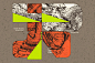 [单独购买] 潮流粗糙油墨水彩混合海报设计背景底纹PNG图片素材 Runny 30 Transparent PNG Textures插图3