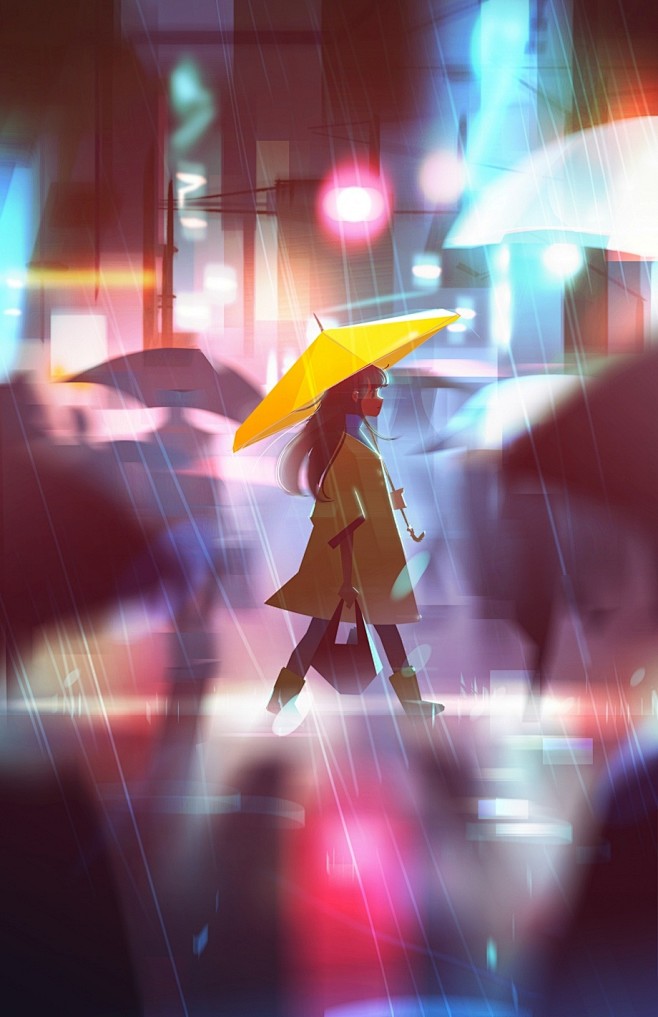 Jenny Yu 绘画作品 - 插画艺术...