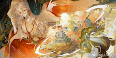 吱吱又一夏采集到绝美插图