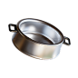 三维渲染不锈钢烹饪炊具 PNG免抠图 Mid-Pan