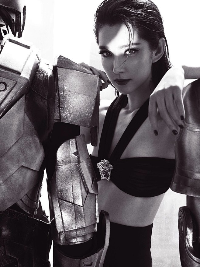 李冰冰变形金刚4质感大片拍摄时尚摩登潮流