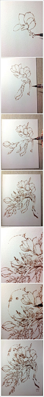 小枣子 的插画 久违的绘画步骤图