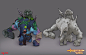 Undead Giant, Timofey Razumov : My concept and textures for Juggernaut Wars 
Big thanks to my teammates for helping with concept! <3