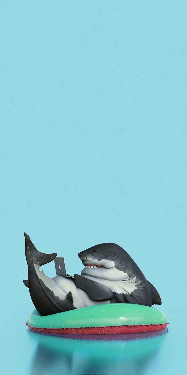 鲨鱼  手机壁纸