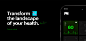 Website landing page cardiology Health medical Web design ai mobile ui ux