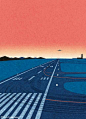 早  |  来自插画师 Ryo Takemasa 风景画作。