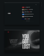 Website branding  dark Responsive development Technology brand agency design digital