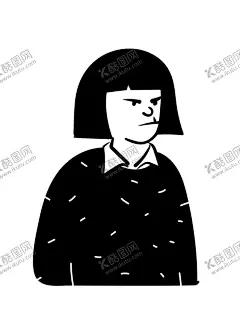生气的女生 【酷图网】表情包,男孩,女孩,老头,大人,小孩,男人,女人,男生,女生,站姿,坐姿,趣味,卡通,漫画,时尚,简约,手绘,人物,PNG,免扣,元素,海报,插画,设计,素材,