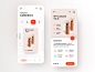 Eny Lee Parker spatial designer - redesign concept productdesign uiuxdesign furniture app clean furniture app typography modern ux ui