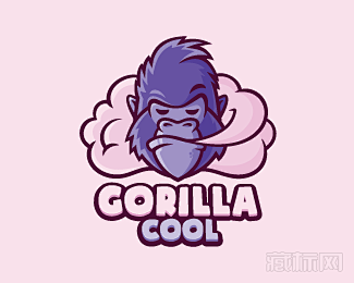Gorilla Cool猩猩logo设计...