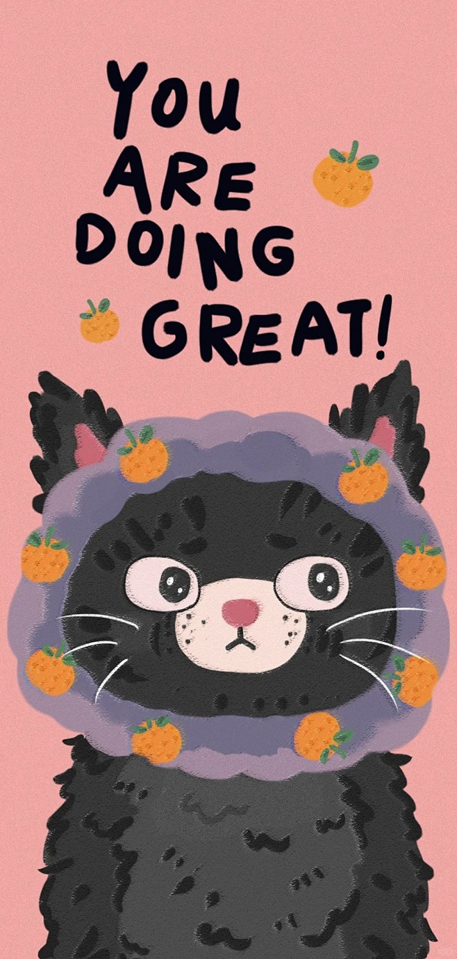 原创壁纸_搞怪猫咪_3_画画的小白_来自...