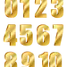 金色数字套图