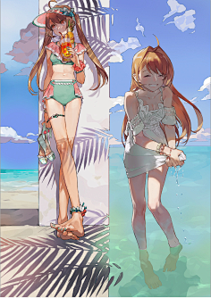 泳装女